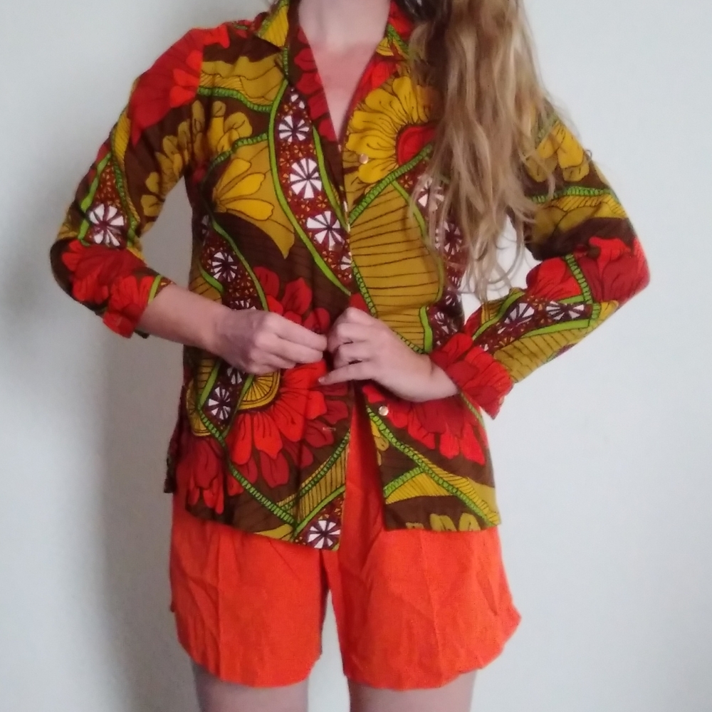 Vintage paisley Stockton blouse